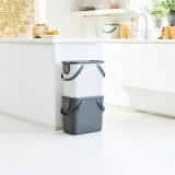 ROTHO Albula antracite - contenitore raccolta differenziata - 25l