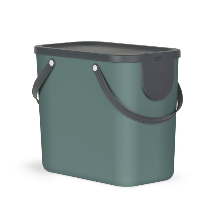 ROTHO Albula Dark verde - contenitore raccolta differenziata - 25l