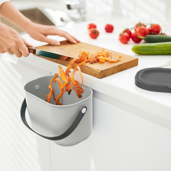 ROTHO Albula bianco - contenitore raccolta differenziata - 3 2l