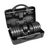 REBEL ACTIVE manubri regolabili in custodia 30 kg con bilanciere