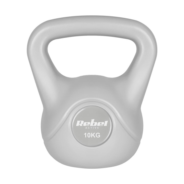 REBEL ACTIVE kettlebell grigio bituminoso 10 kg