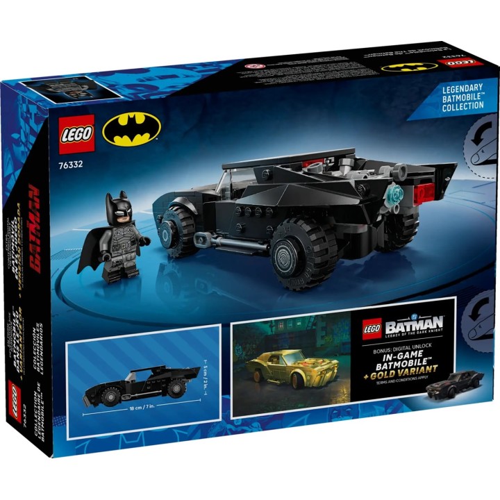 LEGO BATMAN 76332 La Batmobile di Batman