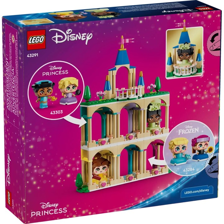 LEGO DISNEY 43291 Mini Belle e Tiana con Castello