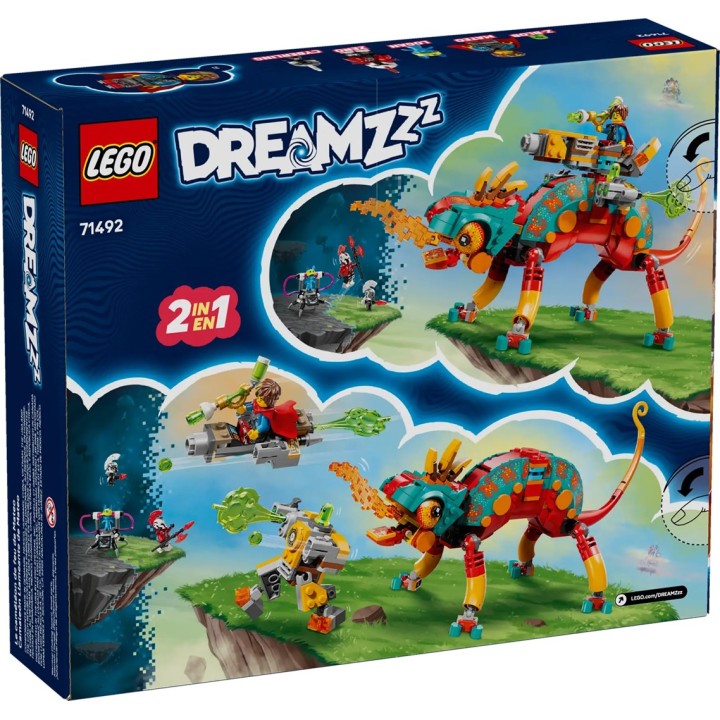LEGO DREAMZZZ 71492 Camaleonte di Fuoco di Mateo