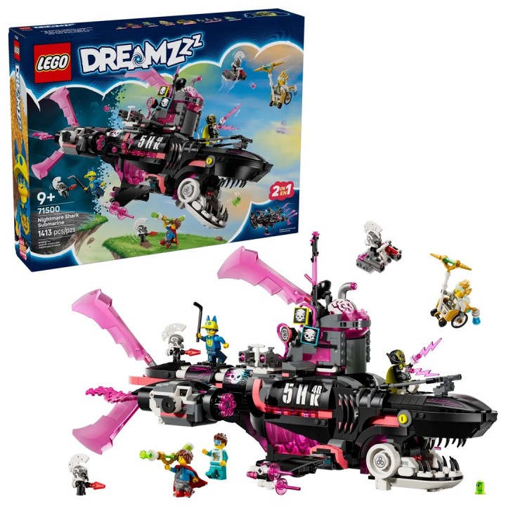 LEGO DREAMZZZ 71500 Sottomarino Squalo Incubo