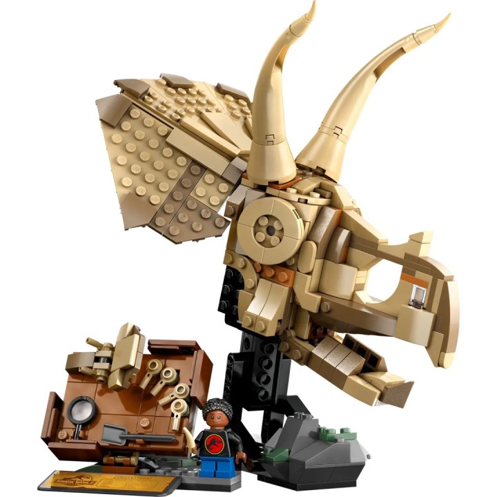 LEGO JURASSIC WORLD 76969 Fossili di Dinosauri: Cranio di Triceratopo