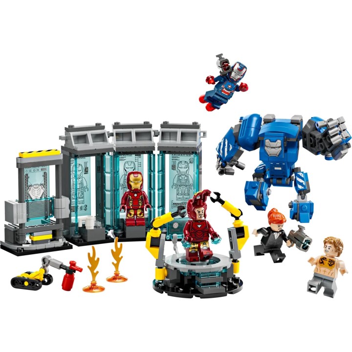 LEGO MARVEL 76315 Laboratorio di Iron Man: Hall of Armor