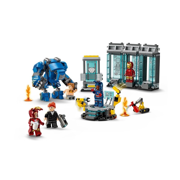 LEGO MARVEL 76315 Laboratorio di Iron Man: Hall of Armor