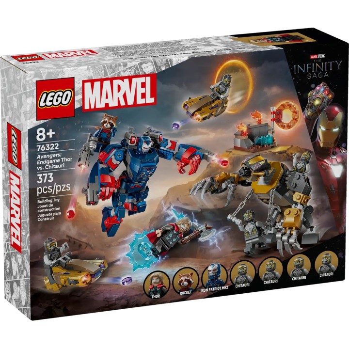 LEGO MARVEL 76322 Avengers: Endgame - Thor contro Chitauri
