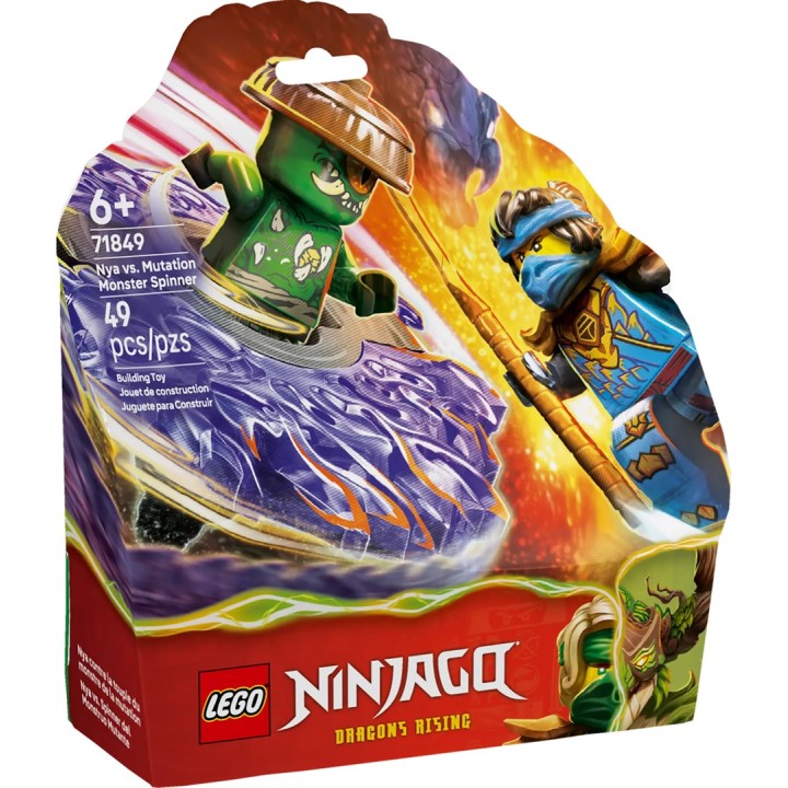 LEGO NINJAGO 71849 Nya contro Spinner Mostro Elementale