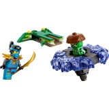 LEGO NINJAGO 71849 Nya contro Spinner Mostro Elementale