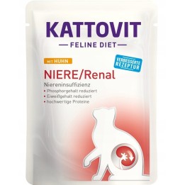 KATTOVIT Feline Diet Niere/Renal Pollo - cibo umido per gatti - 85g