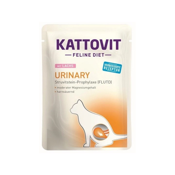 KATTOVIT Feline Diet Urinary Salmone - cibo umido gatti - 85g