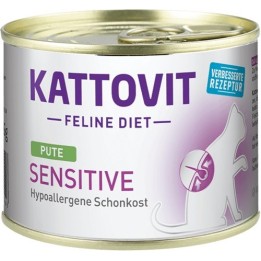 KATTOVIT Sensitive Tacchino - cibo umido gatti - 185g