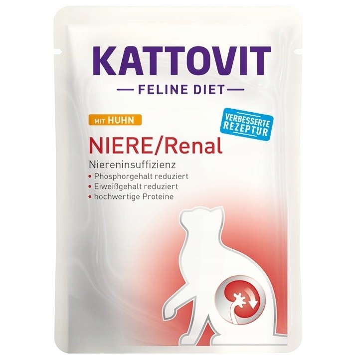 KATTOVIT Feline Diet Niere/Renal - cibo umido gatti - 12 x 85g