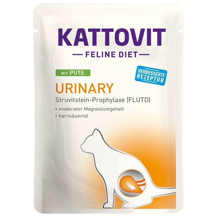 KATTOVIT Feline Diet Urinary Tacchino - cibo umido gatti - 85g