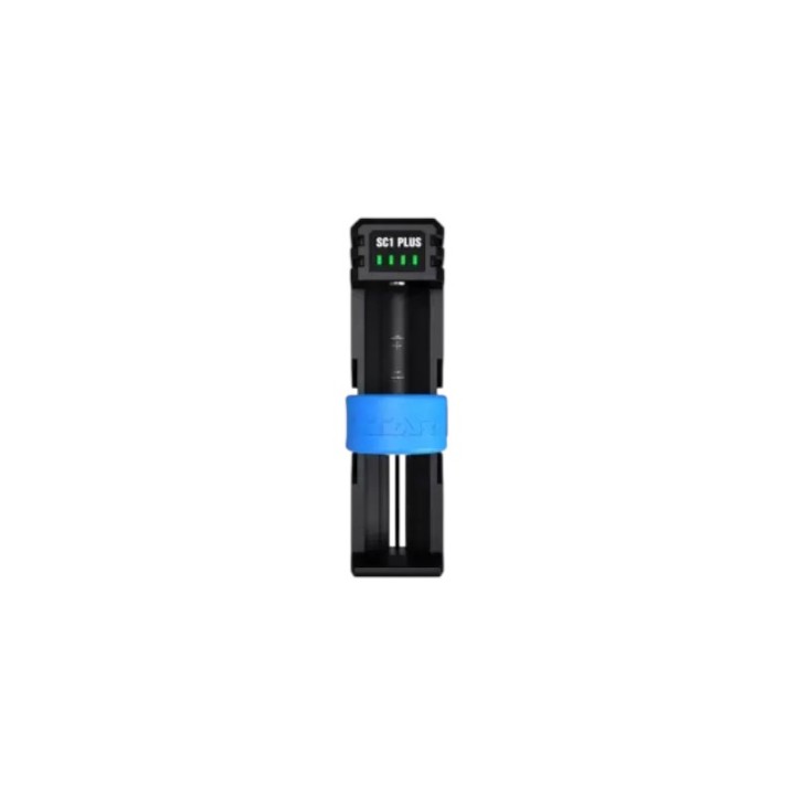 Caricabatterie rapido per batterie 3.7V/1.2V XTAR SC1+ USB-C power bank