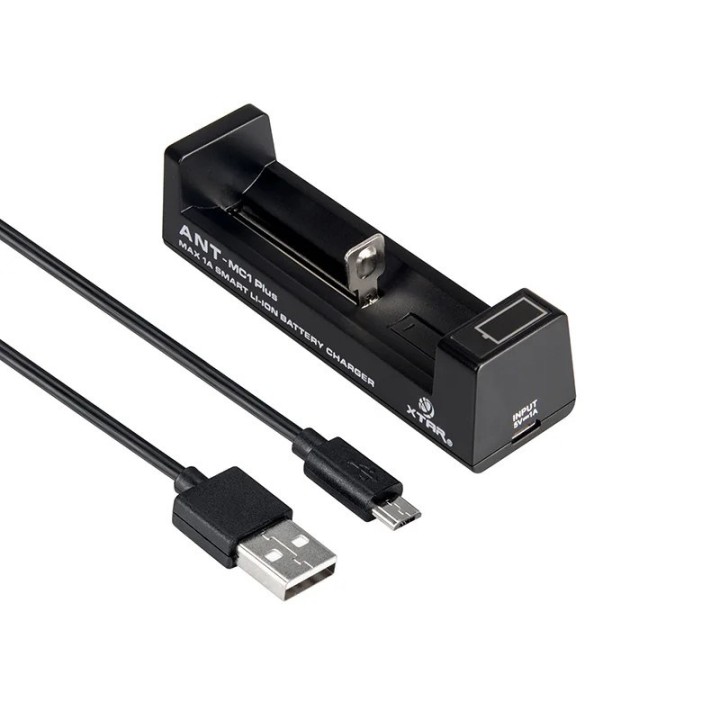 Caricabatterie rapido per batteria Li-ion 18650 Xtar ANT MC1 Plus