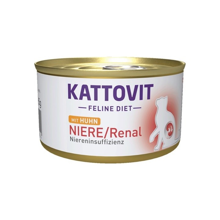 KATTOVIT Feline Diet Niere/Renal Pollo - cibo umido gatti - 185g
