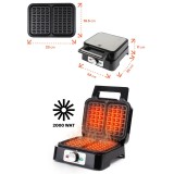 PROMIS Piastra per waffle per 2 waffle