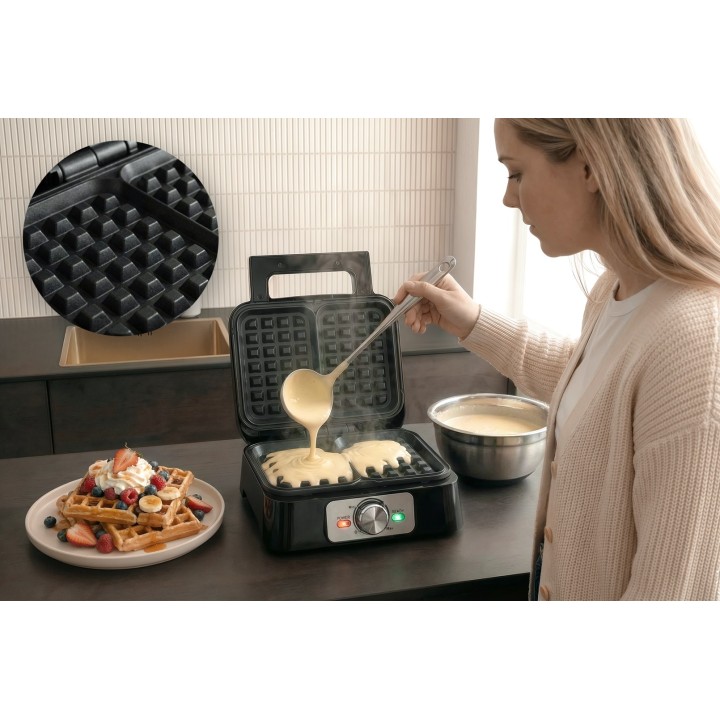 PROMIS Piastra per waffle per 2 waffle