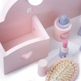 PROMIS Tavolo trucco in legno con illuminazione