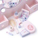 PROMIS Tavolo trucco in legno con illuminazione