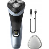 Philips X3063/00 Rasoio uomo Rasoio rotante Regolabarba Nero Blu
