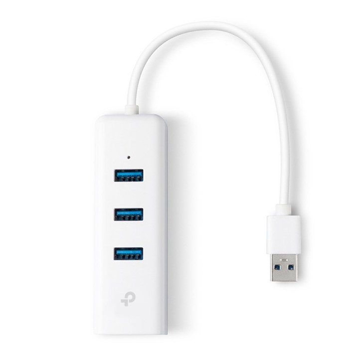 TP-Link UE330 Docking station/replicatore di porte per laptop Cablato USB 3.2 Gen 1 (3.1 Gen 1) Type-A Bianca