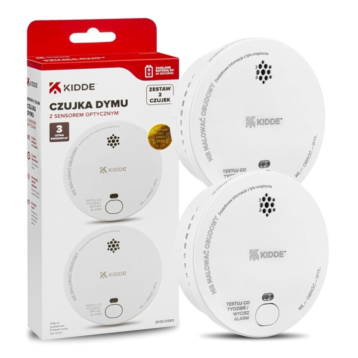 Set di due rilevatori di fumo 2030-DSR3 KIDDE
