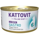 KATTOVIT Feline Diet Gastro Anatra - cibo umido per gatti - 85g