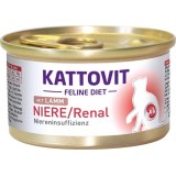 KATTOVIT Feline Diet Niere/Renal Agnello - cibo umido per gatti - 85g