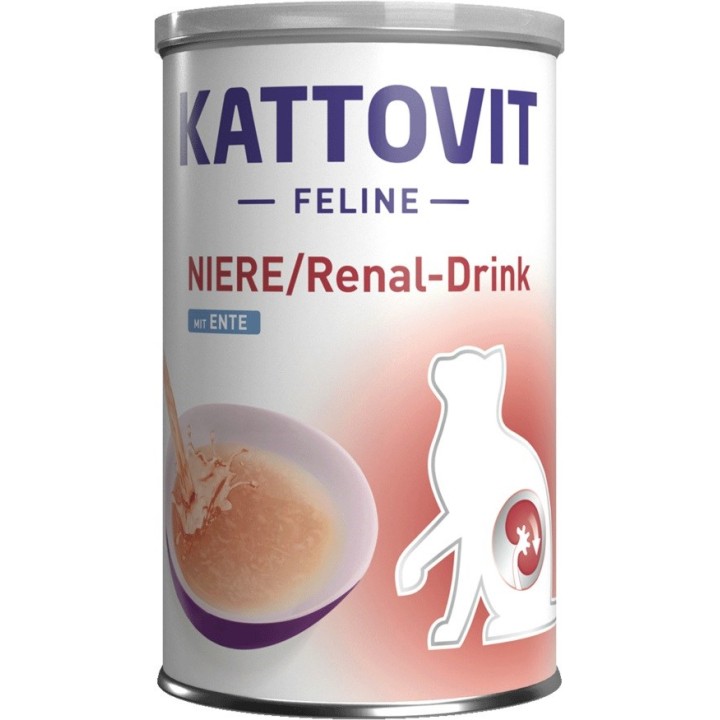 KATTOVIT Feline Niere Renal drink Anatra - snack gatti - 135ml
