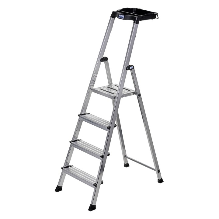 Krause scala pieghevole Secury argento