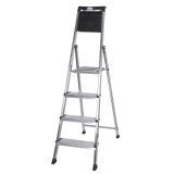 Krause scala pieghevole Secury argento