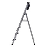 Krause scala pieghevole Secury argento