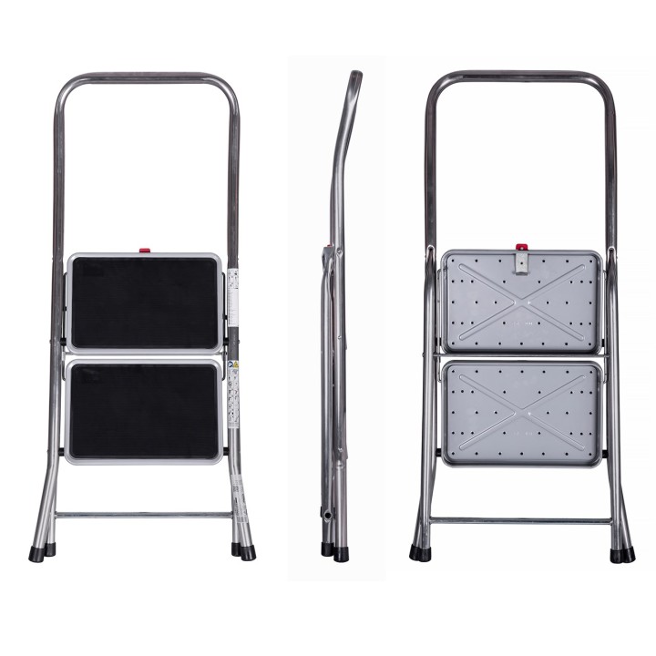 Krause scala pieghevole Toppy XL argento