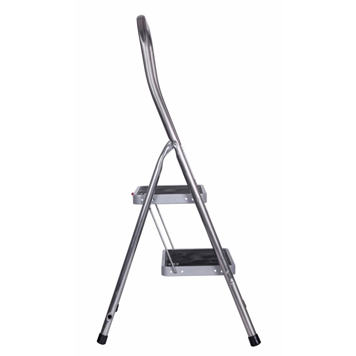 Krause scala pieghevole Toppy XL argento
