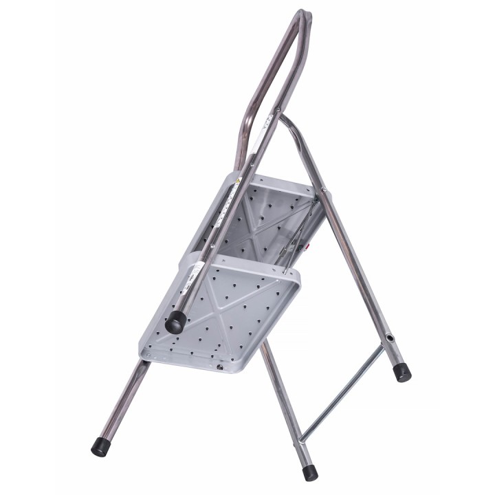 Krause scala pieghevole Toppy XL argento