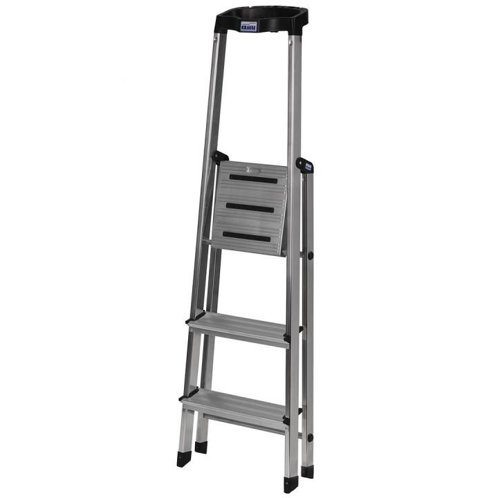 Krause scala pieghevole di sicurezza argento