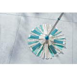 LEIFHEIT 52106 Mop fibra cotone secco e bagnato Blu Bianco