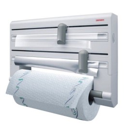 Leifheit 25703 Portarotolo murale Grigio Bianco