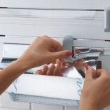 Leifheit 25703 Portarotolo murale Grigio Bianco