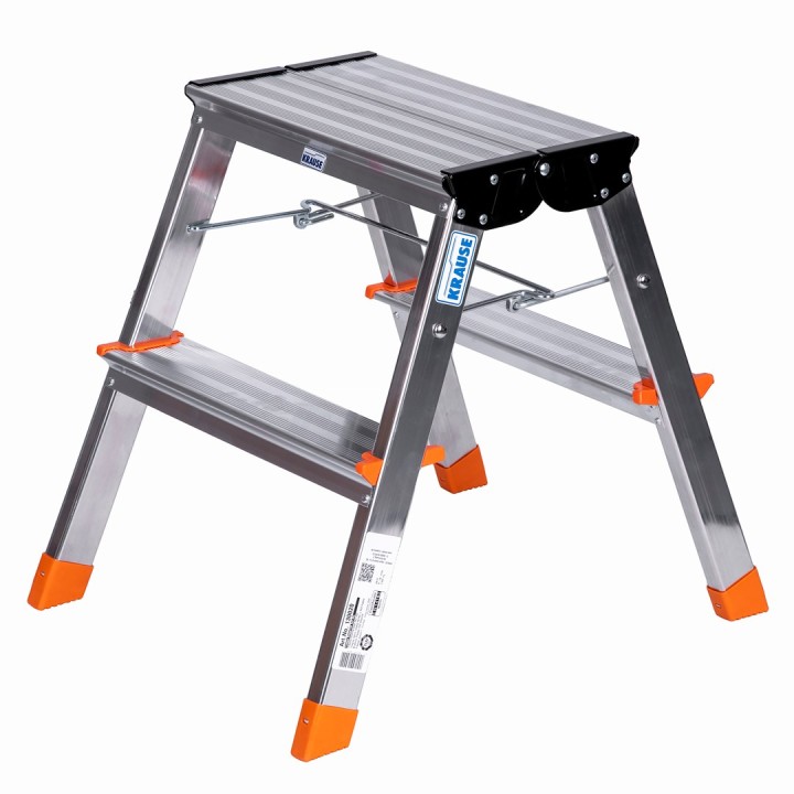 Krause scala pieghevole Treppy argento