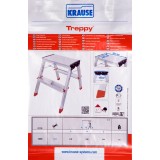 Krause scala pieghevole Treppy argento