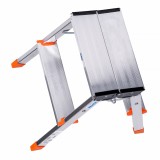 Krause scala pieghevole Treppy argento