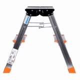 Krause scala pieghevole Treppy argento