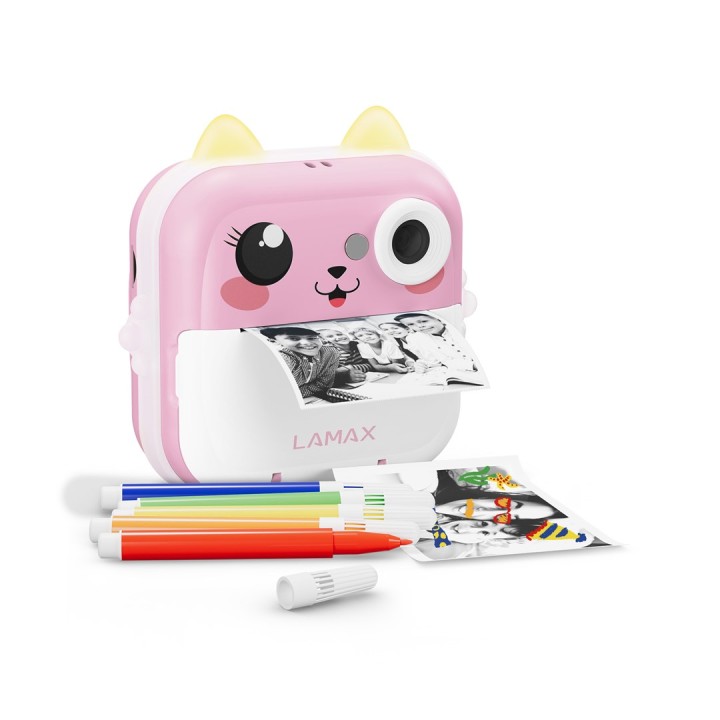 Fotocamera per bambini LAMAX InstaKid2 Plus rosa