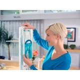 Leifheit 55092 Mop microfibra 8000 ml secco e bagnato Blu Grigio