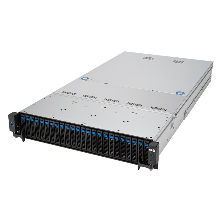 ASUS RS521A-E12-RS24U Rack Socket SP5 (2U) nero argento